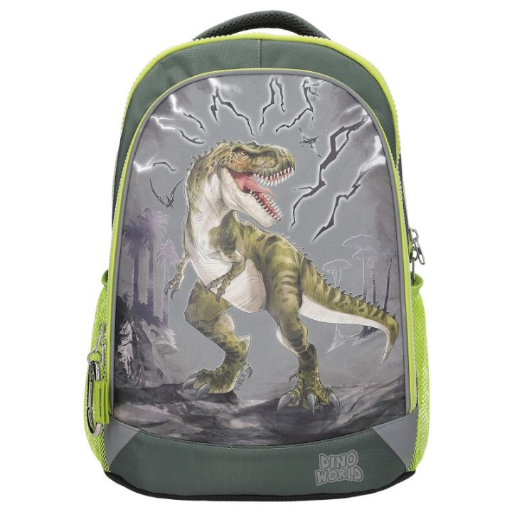 Dino World Schoolrugzak REFLECTOR ( 0411759 ) in de groep SPEELGOED, KINDER- & BABYPRODUCTEN / Reizen / Kindertassen bij TP E-commerce Nordic AB (C90434)