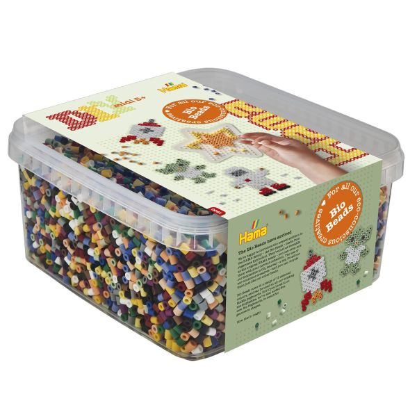 HAMA Beads Hama - BIO midi - 15.000 stuks + 1 sterplaat in emmer (371900) in de groep SPEELGOED, KINDER- & BABYPRODUCTEN / Speelgoed / Ambachten bij TP E-commerce Nordic AB (C90450)