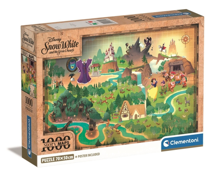 Clementoni Verhaalkaarten puzzel - Disney Sneeuwwitje (1000 stuks) (39814) in de groep SPEELGOED, KINDER- & BABYPRODUCTEN / Speelgoed / Kinderpuzzel bij TP E-commerce Nordic AB (C90466)