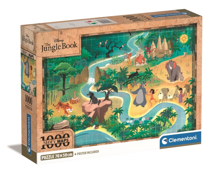 Clementoni Verhaalkaarten puzzel - Disney Jungle Boek (1000 stuks) (39813) in de groep SPEELGOED, KINDER- & BABYPRODUCTEN / Speelgoed / Kinderpuzzel bij TP E-commerce Nordic AB (C90467)