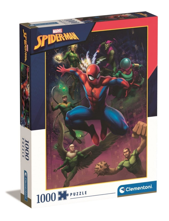 Clementoni Spiderman geïllustreerde puzzel (1000 stuks) (39742) in de groep SPEELGOED, KINDER- & BABYPRODUCTEN / Speelgoed / Kinderpuzzel bij TP E-commerce Nordic AB (C90468)