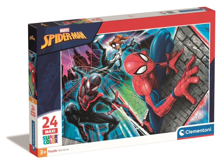 Clementoni Puzzel Maxi - Spider-Man (24 stuks) (24497) in de groep SPEELGOED, KINDER- & BABYPRODUCTEN / Speelgoed / Kinderpuzzel bij TP E-commerce Nordic AB (C90469)