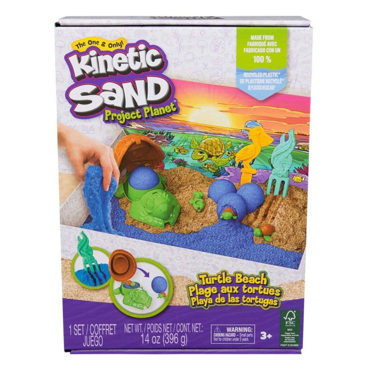 Kinetic Sand Schildpaddenset (6069781) in de groep SPEELGOED, KINDER- & BABYPRODUCTEN / Speelgoed / Speelklei, speelzand en accessoires bij TP E-commerce Nordic AB (C90493)