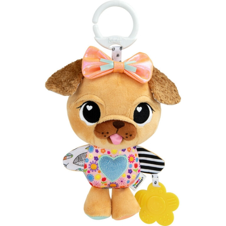 Lamaze Lovey de mopshond Clip & Go (827496) in de groep SPEELGOED, KINDER- & BABYPRODUCTEN / Babyspeelgoed / Activiteitenspeelgoed bij TP E-commerce Nordic AB (C90521)