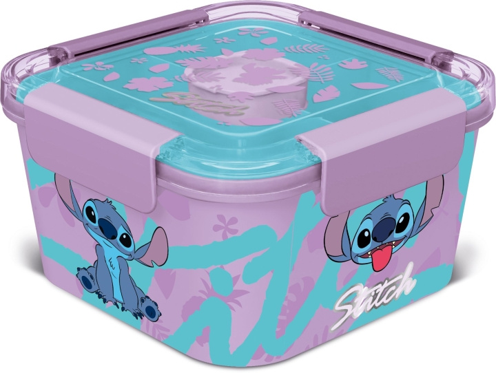 Disney Stor - Lunchbox - Salade to go - Stitch (75881) in de groep SPEELGOED, KINDER- & BABYPRODUCTEN / Eten & Drinken / Kinderservies bij TP E-commerce Nordic AB (C90524)