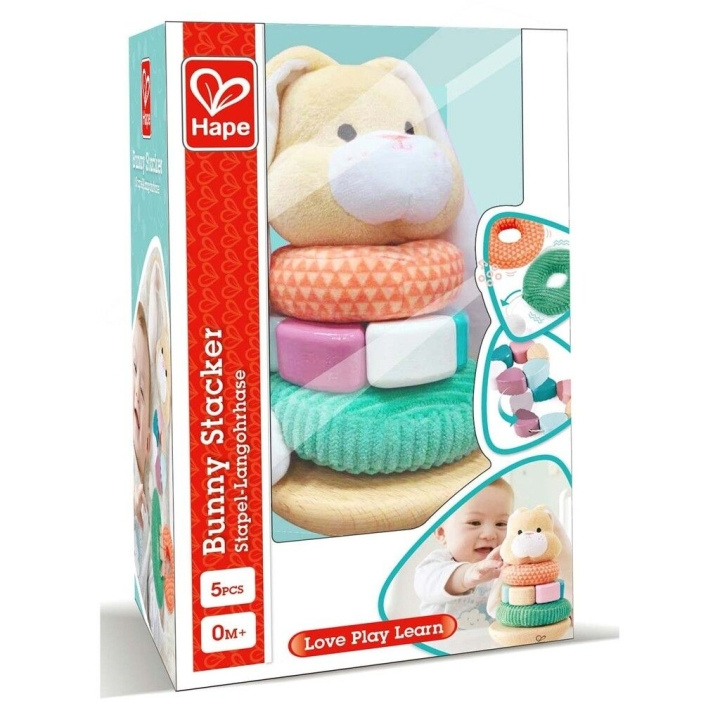 Hape Konijn Stapelaar (87-0107) in de groep SPEELGOED, KINDER- & BABYPRODUCTEN / Speelgoed / Speelset bij TP E-commerce Nordic AB (C90544)