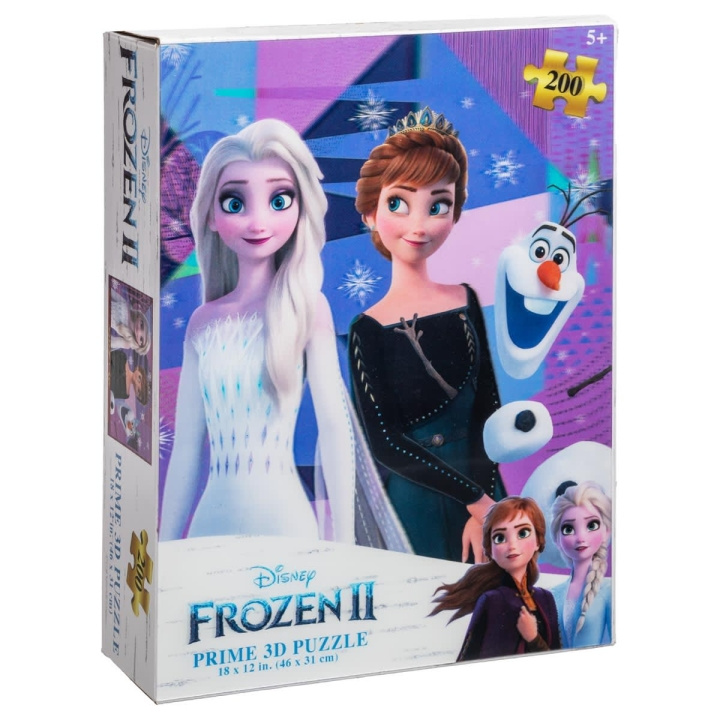 Disney 3D-puzzel 200 Stuks Frozen (41040013-01) in de groep SPEELGOED, KINDER- & BABYPRODUCTEN / Speelgoed / Kinderpuzzel bij TP E-commerce Nordic AB (C90572)