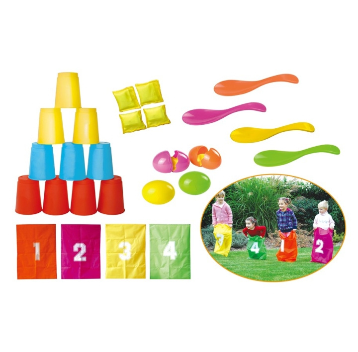 Happy Summer Party Spel Set (302190) in de groep SPEELGOED, KINDER- & BABYPRODUCTEN / Spelletje / Spellen voor buiten bij TP E-commerce Nordic AB (C90604)