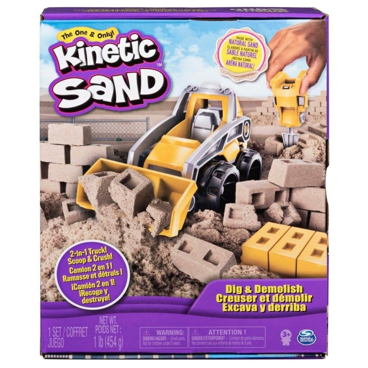 Kinetic Sand Graaf & Sloop Set (6044178) in de groep SPEELGOED, KINDER- & BABYPRODUCTEN / Speelgoed / Speelklei, speelzand en accessoires bij TP E-commerce Nordic AB (C90609)