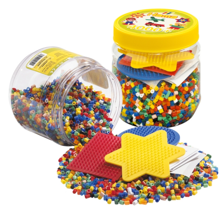 HAMA Beads Hama - 4000 stuks met 3 ass. pinplaatjes (382052) in de groep SPEELGOED, KINDER- & BABYPRODUCTEN / Speelgoed / Ambachten bij TP E-commerce Nordic AB (C90648)