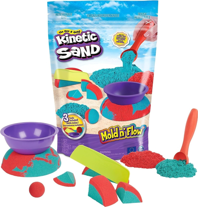 Kinetic Sand Mold N\' Flow (6067819) in de groep SPEELGOED, KINDER- & BABYPRODUCTEN / Speelgoed / Speelklei, speelzand en accessoires bij TP E-commerce Nordic AB (C90659)