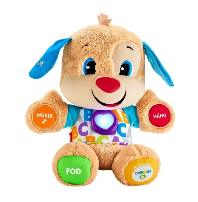 Fisher-Price Baby - Lachen & Leren - Slimme puppy (Deens) (FPM62) in de groep SPEELGOED, KINDER- & BABYPRODUCTEN / Babyspeelgoed / Activiteitenspeelgoed bij TP E-commerce Nordic AB (C90660)