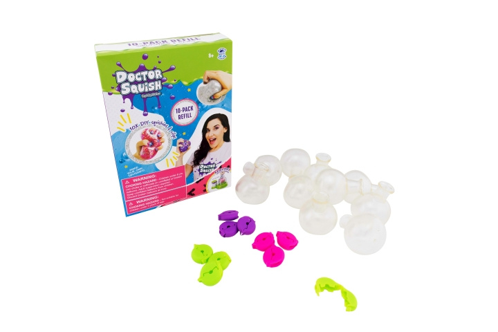 Doctor Squish Squishy Pack Navulling V2 10 Ballonnen + Clips (38687) in de groep SPEELGOED, KINDER- & BABYPRODUCTEN / Speelgoed / Experimenteren en doe-het-zelf bij TP E-commerce Nordic AB (C90673)