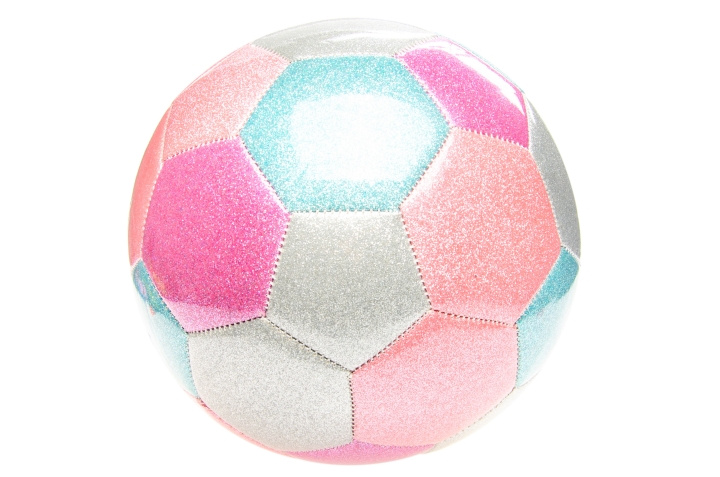 GA-Toys Voetbal - Metallic Roze/Zilver, Maat 5 (13307) in de groep SPEELGOED, KINDER- & BABYPRODUCTEN / Buitenspeelgoed / Sport & Spel bij TP E-commerce Nordic AB (C90677)