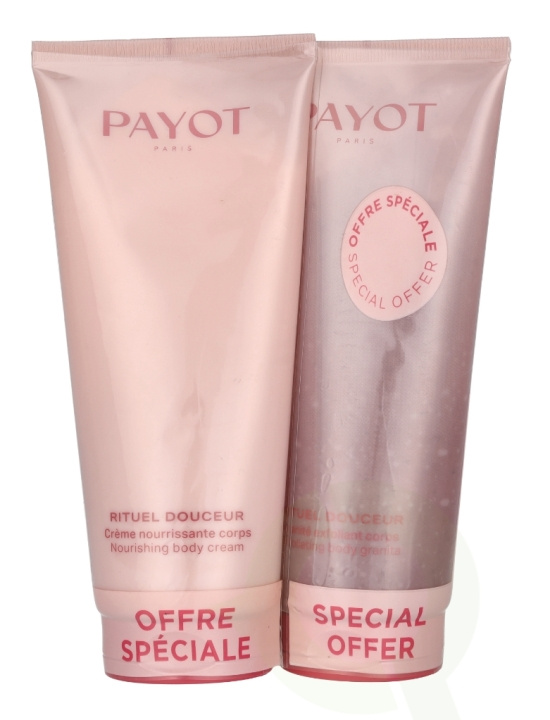 Payot Gentle Ritual Duo Set 400 ml 2x200ml - Exfoliating Body Granita/Nourishing Body Cream in de groep BEAUTY & HEALTH / Cadeausets / Cadeausets voor haar bij TP E-commerce Nordic AB (C90811)