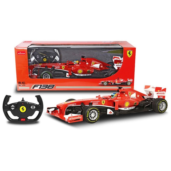 Rastar 1:12 Ferrari F1 - Rood (23063) in de groep SPEELGOED, KINDER- & BABYPRODUCTEN / Speelgoed / Speelgoedauto\'s bij TP E-commerce Nordic AB (C90921)