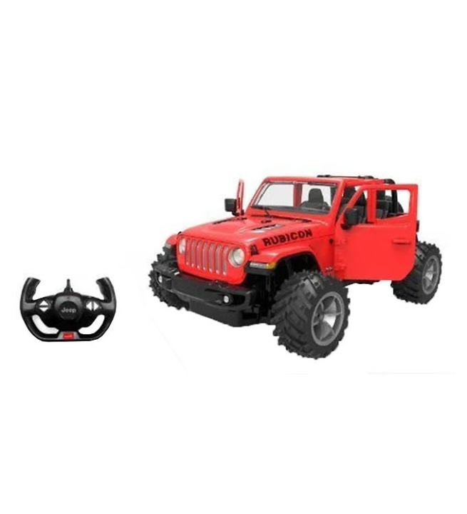 Rastar RV 1:14 Bigfoot Wrangler A/B - Rood (23038) in de groep SPEELGOED, KINDER- & BABYPRODUCTEN / Op afstand bestuurbaar / Afstand bestuurbare auto\'s bij TP E-commerce Nordic AB (C90941)