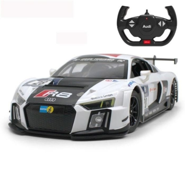 Rastar RC 1:14 Audi R8 Performance - Zilver (23019) in de groep SPEELGOED, KINDER- & BABYPRODUCTEN / Op afstand bestuurbaar / Afstand bestuurbare auto\'s bij TP E-commerce Nordic AB (C90942)