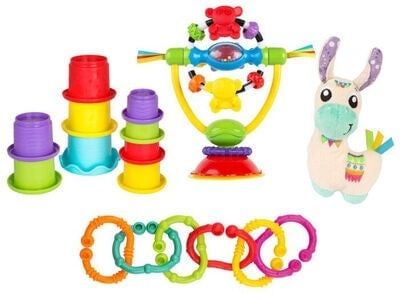 Playgro Sensory Llama ontdekken en spelen cadeaupakket-ouder - (10188328) in de groep SPEELGOED, KINDER- & BABYPRODUCTEN / Babyspeelgoed / Activiteitenspeelgoed bij TP E-commerce Nordic AB (C90984)