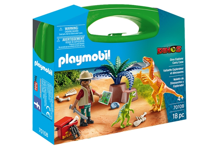 Playmobil Dino Explore draagtas (70108) in de groep SPEELGOED, KINDER- & BABYPRODUCTEN / Speelgoed / Figuren, Miniaturen & accessoires bij TP E-commerce Nordic AB (C91001)