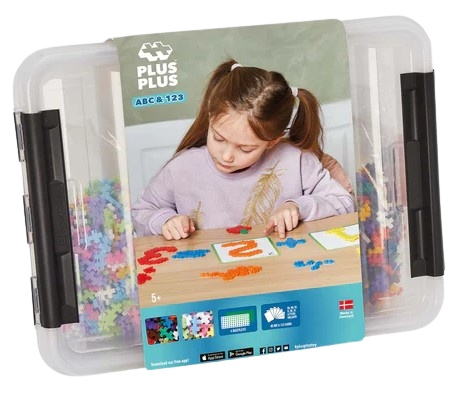 Plus Plus ABC & 123 Opbergdoos / 2000 stuks ( 3923 ) in de groep SPEELGOED, KINDER- & BABYPRODUCTEN / Speelgoed / Ambachten bij TP E-commerce Nordic AB (C91010)