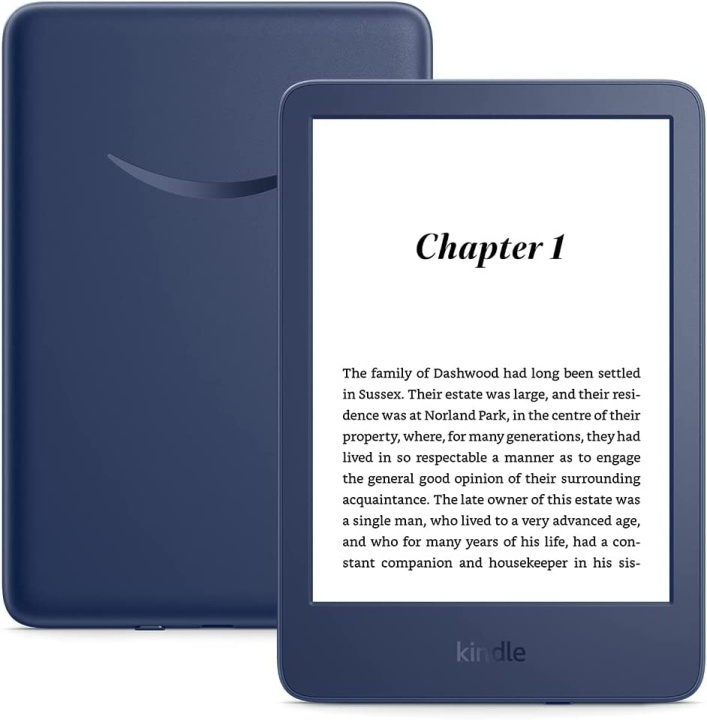 Amazon Kindle 11 2022 release 6 Denim met hoge resolutie, met advertenties in de groep SMARTPHONE & TABLETS / Tabletten lezen bij TP E-commerce Nordic AB (C91030)