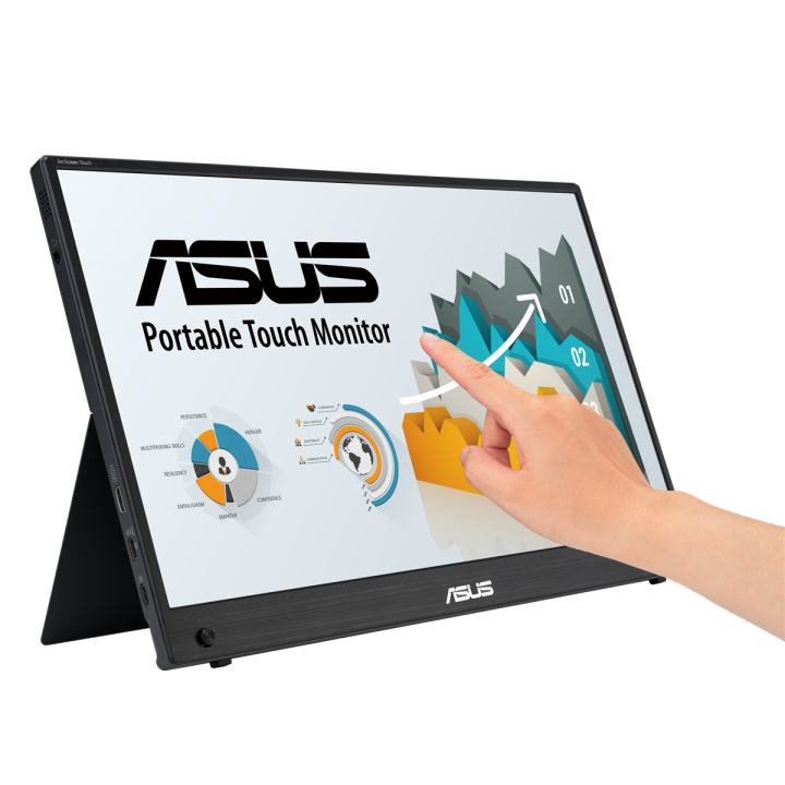 ASUS ZenScreen 15,6 MB16AMTR draagbare USB-C 10-punts touch 1920x1080p IPS Ingebouwde batterij in de groep COMPUTERS & RANDAPPARATUUR / Computermonitor / Computermonitoren bij TP E-commerce Nordic AB (C91053)