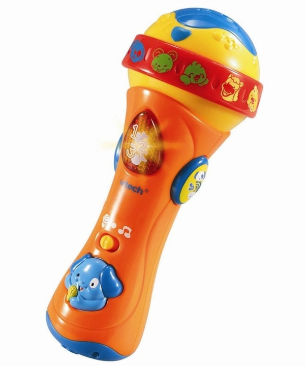 VTech Baby meezingmicrofoon (Deens) (950-078735) in de groep SPEELGOED, KINDER- & BABYPRODUCTEN / Babyspeelgoed / Activiteitenspeelgoed bij TP E-commerce Nordic AB (C91121)