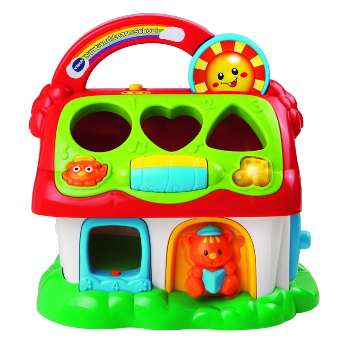 VTech Baby sorteer- en ontdekschool (Deens) (950-129132) in de groep SPEELGOED, KINDER- & BABYPRODUCTEN / Babyspeelgoed / Activiteitenspeelgoed bij TP E-commerce Nordic AB (C91122)