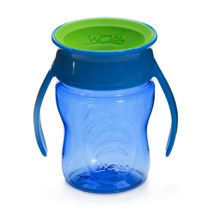 Wow Gear WOW - Beker Baby - Blauw Tritan (WOW132) in de groep SPEELGOED, KINDER- & BABYPRODUCTEN / Eten & Drinken / Babyflessen & Accessoires bij TP E-commerce Nordic AB (C91147)