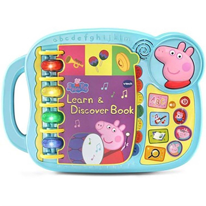 VTech Peppa Pig Leer & Ontdek Boek (Deens) (950-518032) in de groep SPEELGOED, KINDER- & BABYPRODUCTEN / Babyspeelgoed / Activiteitenspeelgoed bij TP E-commerce Nordic AB (C91210)