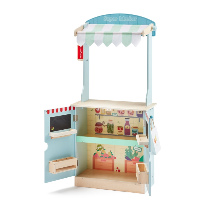 Small Wood 2-in-1 theater en winkel (L40266) in de groep SPEELGOED, KINDER- & BABYPRODUCTEN / Speelgoed / Speelset bij TP E-commerce Nordic AB (C91211)