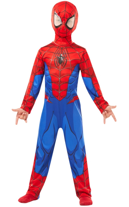 Rubies Kostuum - Spider-Man (128 cm) in de groep SPEELGOED, KINDER- & BABYPRODUCTEN / Speelgoed / Gemaskered kostuums bij TP E-commerce Nordic AB (C91261)