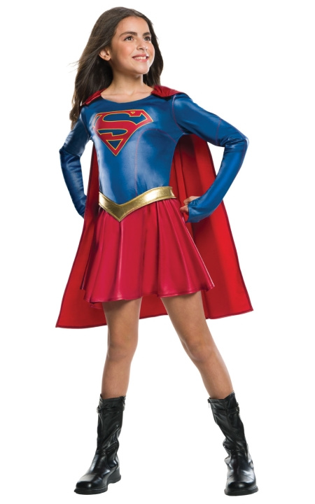 Rubies Kostuum - Supergirl (116 cm) (630076S) in de groep SPEELGOED, KINDER- & BABYPRODUCTEN / Speelgoed / Gemaskered kostuums bij TP E-commerce Nordic AB (C91267)