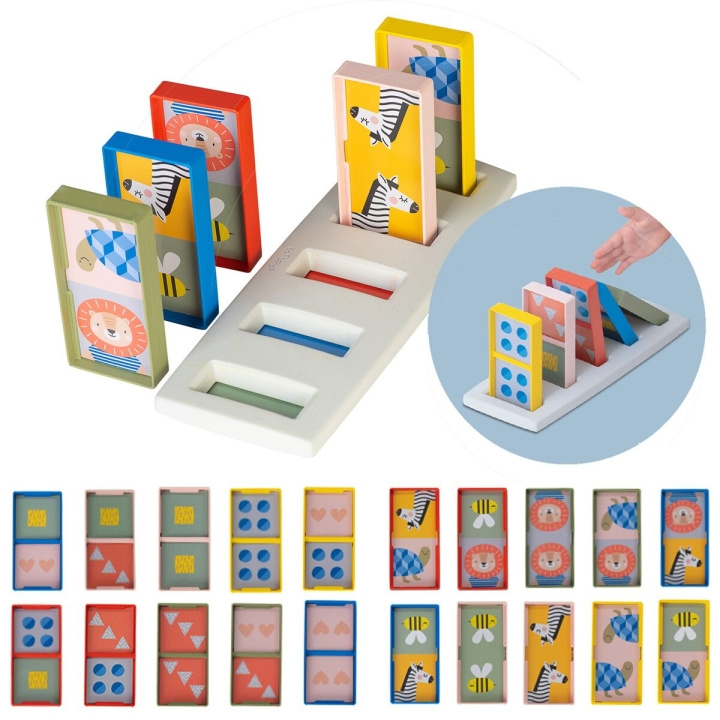 Taf Toys TAF - Mijn 1e dominorally (259-12865) in de groep SPEELGOED, KINDER- & BABYPRODUCTEN / Babyspeelgoed / Activiteitenspeelgoed bij TP E-commerce Nordic AB (C91321)