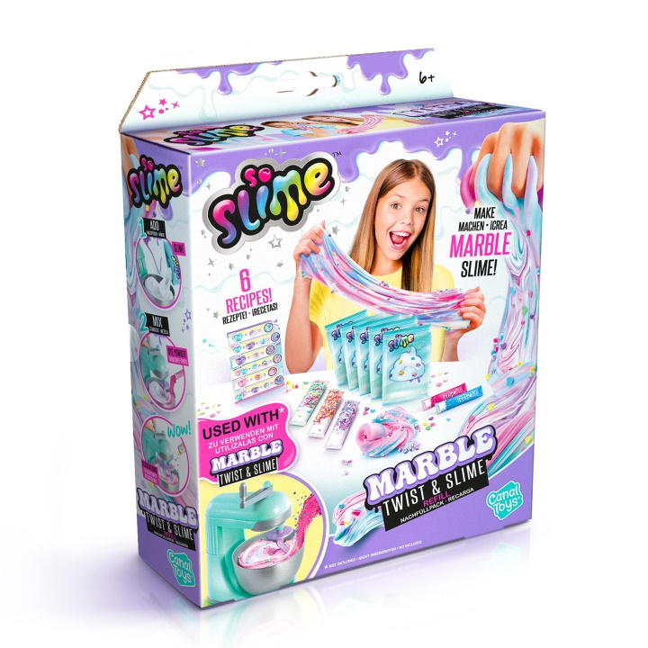 So Slime Marmer Twist en Slijm navulling (2390) in de groep SPEELGOED, KINDER- & BABYPRODUCTEN / Speelgoed / Experimenteren en doe-het-zelf bij TP E-commerce Nordic AB (C91332)