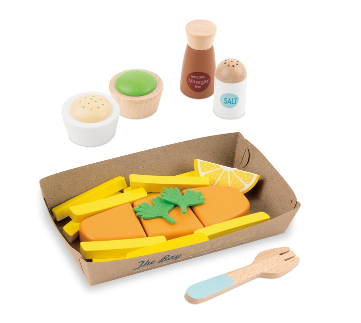 Small Wood Vis en friet (L40280) in de groep SPEELGOED, KINDER- & BABYPRODUCTEN / Speelgoed / Speelset bij TP E-commerce Nordic AB (C91340)