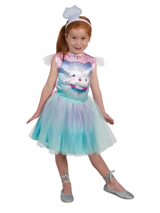 Rubies Gabby\'s Poppenhuiskostuum - Cakey Cat Tutu Jurk (1000834) in de groep SPEELGOED, KINDER- & BABYPRODUCTEN / Speelgoed / Gemaskered kostuums bij TP E-commerce Nordic AB (C91358)