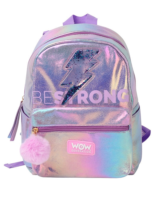 WOW Generation Stroll Rugzak 32 Cms Iridescent Lila (WOW00048-092) in de groep SPEELGOED, KINDER- & BABYPRODUCTEN / Reizen / Kindertassen / Rugzakken bij TP E-commerce Nordic AB (C91373)