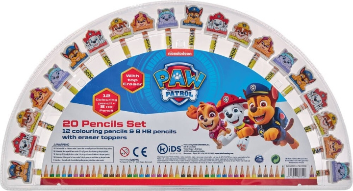 Paw Patrol Kinderlicenties - Potloden - Paw Patrol (045507053-PW19908) in de groep SPEELGOED, KINDER- & BABYPRODUCTEN / Speelgoed / Tekenen & Tellen bij TP E-commerce Nordic AB (C91377)