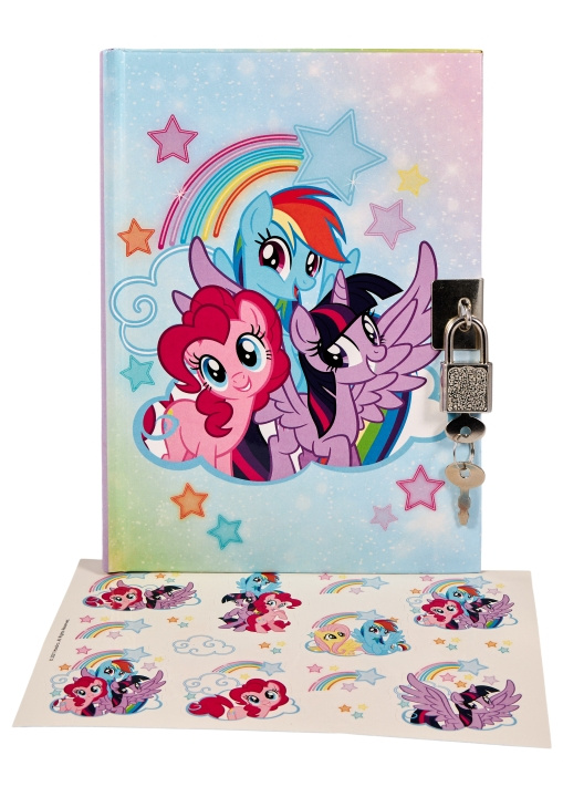 MY LITTLE PONY Kinderlicenties - Dagboek met slot - MY LITTLE PONY (086504401) in de groep SPEELGOED, KINDER- & BABYPRODUCTEN / Speelgoed / Ambachten bij TP E-commerce Nordic AB (C91379)