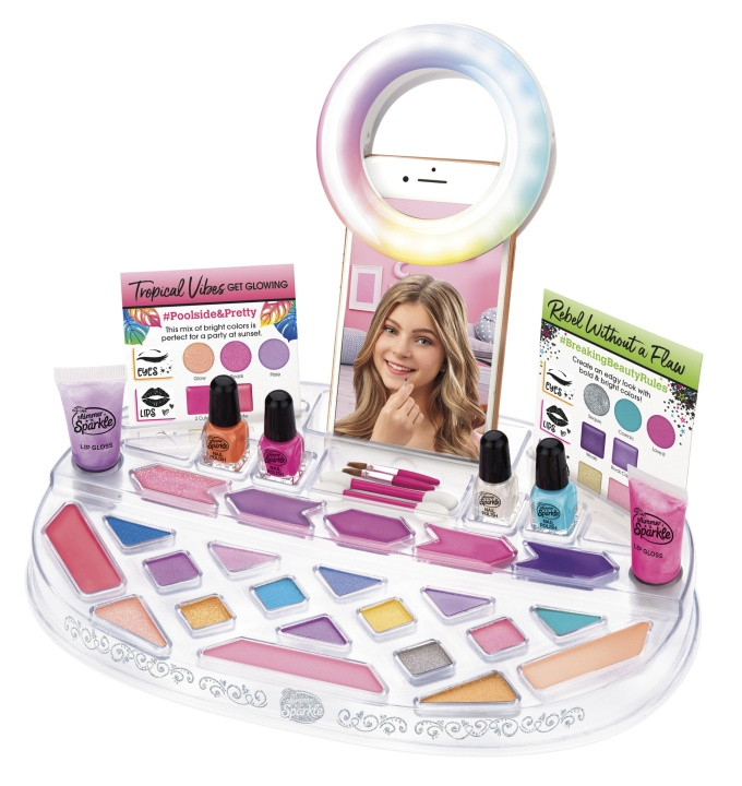 Shimmer n Sparkle LIGHT UP BEAUTY STUDIO (17346) in de groep BEAUTY & HEALTH / Makeup / Tools & Make-up set / Make-up set bij TP E-commerce Nordic AB (C91383)