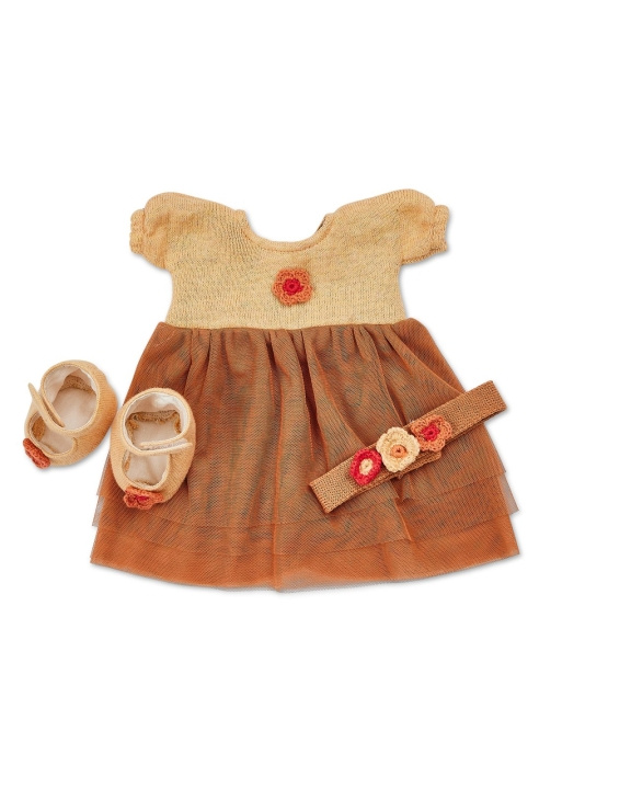 Smallstuff Poppenkleding, feestjurk met schoenen en haarband in de groep SPEELGOED, KINDER- & BABYPRODUCTEN / Speelgoed / Docks & Accessoires bij TP E-commerce Nordic AB (C91411)