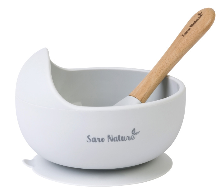 SARO Baby Nordic Wave Voederset Grijs (SAO17394) in de groep SPEELGOED, KINDER- & BABYPRODUCTEN / Eten & Drinken / Kinderservies bij TP E-commerce Nordic AB (C91500)