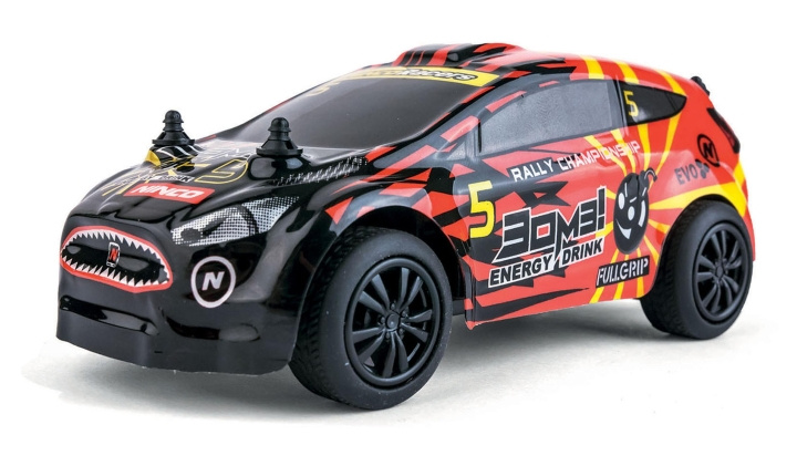 Ninco R/C X-Rally Bomb 14 cm 1:30 (NH93142) in de groep SPEELGOED, KINDER- & BABYPRODUCTEN / Op afstand bestuurbaar / Afstand bestuurbare auto\'s bij TP E-commerce Nordic AB (C91551)