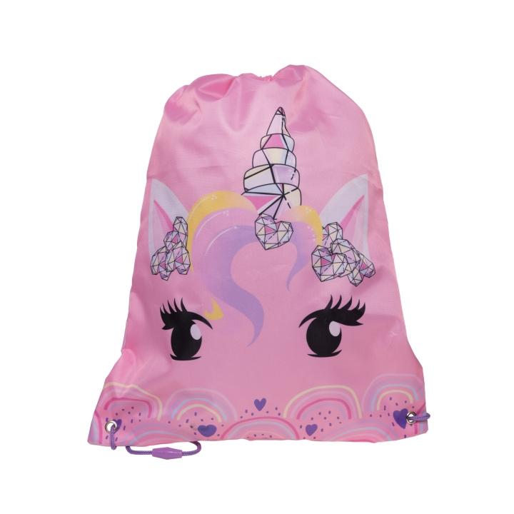 Unicorn Gems Gymtas 35 x 45 cm (092309610) in de groep SPEELGOED, KINDER- & BABYPRODUCTEN / Reizen / Kindertassen / Rugzakken bij TP E-commerce Nordic AB (C91575)