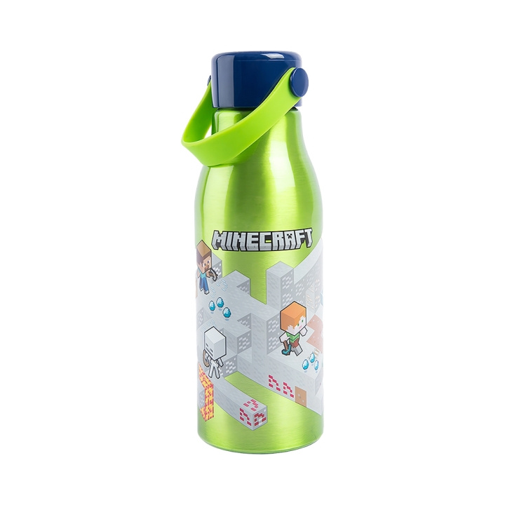 STOR Waterfles met Flexi Handvat 760 ml - Minecraft (088808715-40461) in de groep SPEELGOED, KINDER- & BABYPRODUCTEN / Eten & Drinken / Babyflessen & Accessoires bij TP E-commerce Nordic AB (C91576)