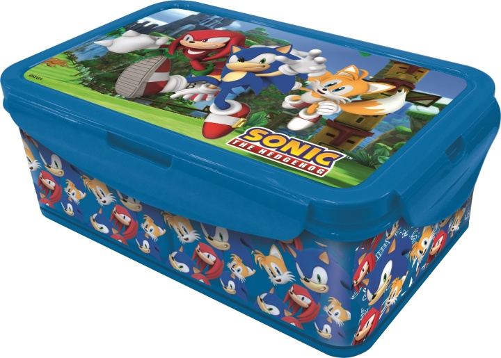 STOR Lunchbox met/verwisselbare vakken - Sonic (088808737-40545) in de groep SPEELGOED, KINDER- & BABYPRODUCTEN / Eten & Drinken / Kinderservies bij TP E-commerce Nordic AB (C91586)