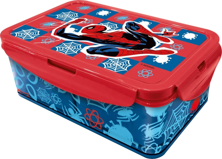 STOR Lunchbox met/verwisselbare vakken - Spider-Man (088808737-74745) in de groep SPEELGOED, KINDER- & BABYPRODUCTEN / Eten & Drinken / Kinderservies bij TP E-commerce Nordic AB (C91589)