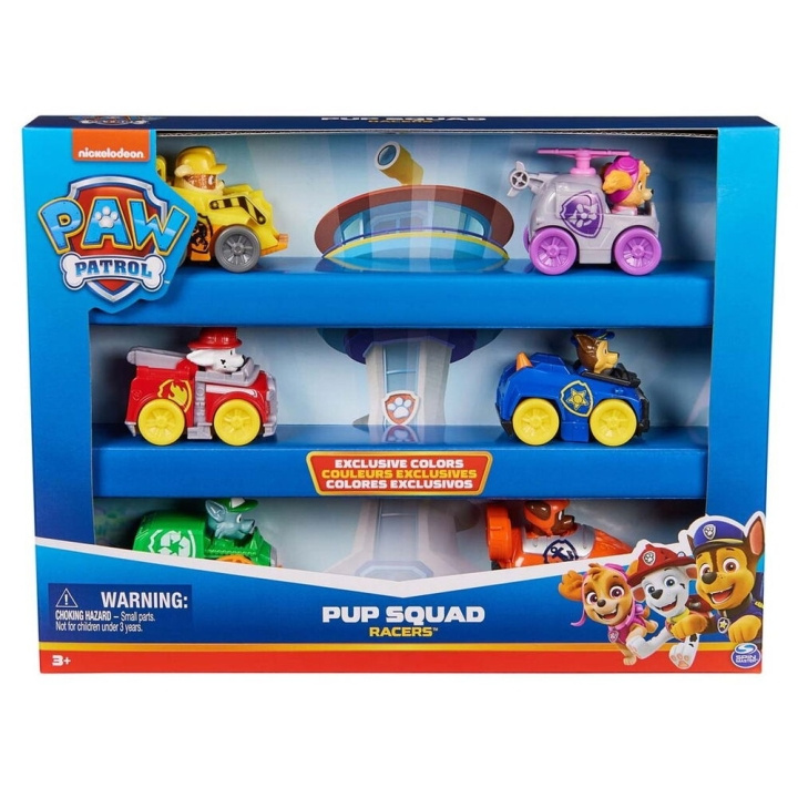 Paw Patrol Pup Squad Racer 6 Geschenkset (6070070) in de groep SPEELGOED, KINDER- & BABYPRODUCTEN / Speelgoed / Speelgoedauto\'s bij TP E-commerce Nordic AB (C91596)